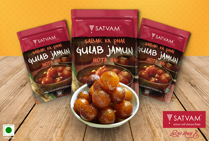 Satvam Gulab Jamun instant mix